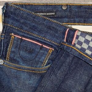 Scotch & Soda Lot.22 CHECKMATE TYE checkered selvedge denim jeans heavyweight
